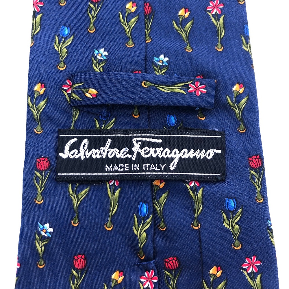 Vintage Ferragamo Silk Tie - Picture 6 of 8